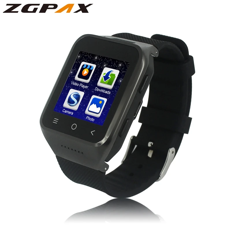 

ZGPAX S8 pro Smart Watch 1.54" Android 5.1 Dual Core 2MP CAM 512MB+4GB GPS WiFi MP3 3G Phone Smartwatch WCDMA Wristwatch