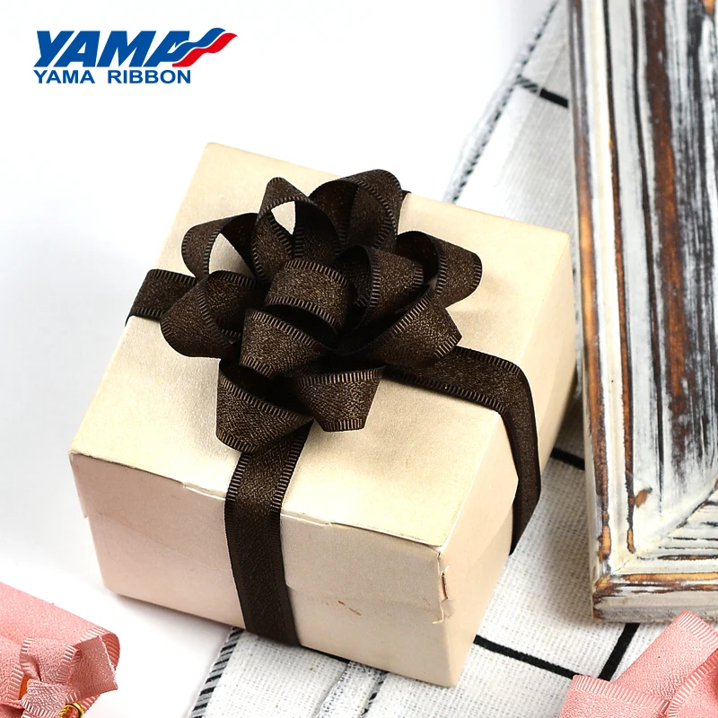 Края из полиэстера YAMA гранулированная лента 9 16 19 25 38 мм и 3/8 5/8 3/4 1 1/2 дюйма 100 ярдов