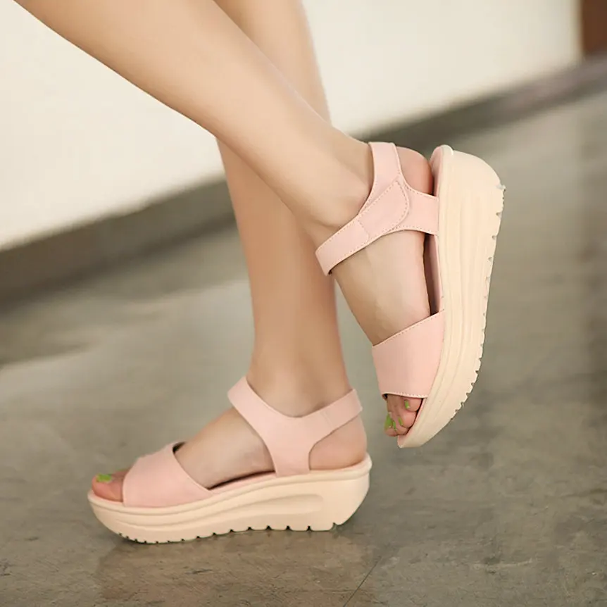 

2016 new women wedges sandals women's platform sandals fashion summer shoes women casual shoes free shipping free shipping
