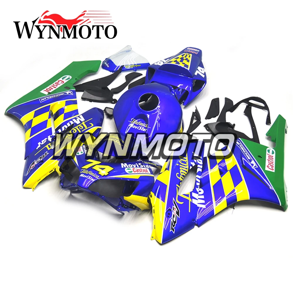 Full Fairings For Honda CBR1000RR 2004-2005 Year ABS Injection Plastics 04 05 Motorcycle Cover Bodywork Cowling Blue Green Hulls |