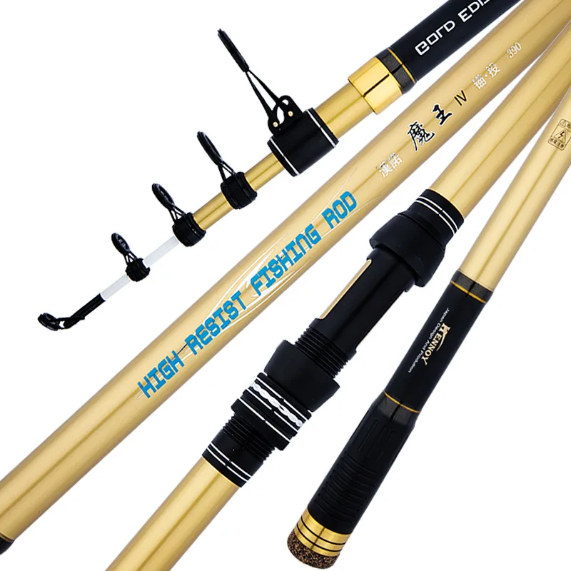 High Carbon Distance Throwing Rod Super Hard Telescopic Fishing Olta Super  Light 3.9m 4.2m 4.5m Fishing Stick Fishing Gear Pesca