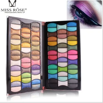 

Miss Rose 82 Color Matte Eye Shadow Glitter Portable Eyeshadow Palette Lasting Shimmer Smoky Makeup Eye Cosmetic