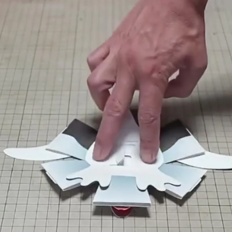 DIY Украшение для альбома из бумаги D'Haruki Nakamura бумажные игрушки пингвин птица оригами Kirigami Pliage decoavrez украшения бумажные игрушки