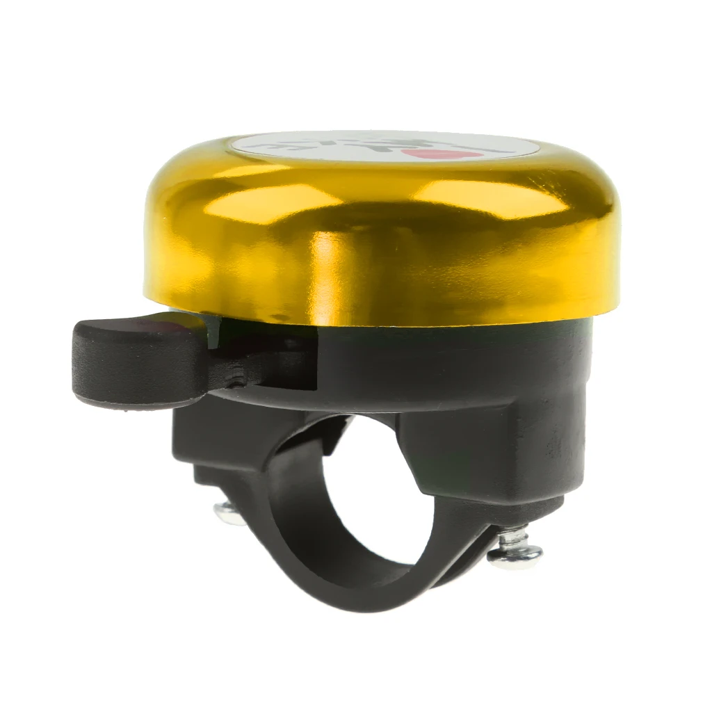 Bicycle Bell Cycling Bike Metal Ring Sound Horn Loud Clear Tone Bicycle Accessories for Adults Kids 22 mm Gold 