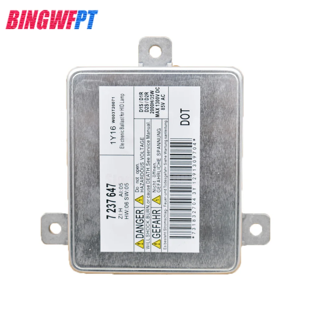 

HID Xenon Ballast Control for Mitsubishi W003T20071 7237647 35W AC 85V Controller Ballast For BMW 3 5 7 X Z Series