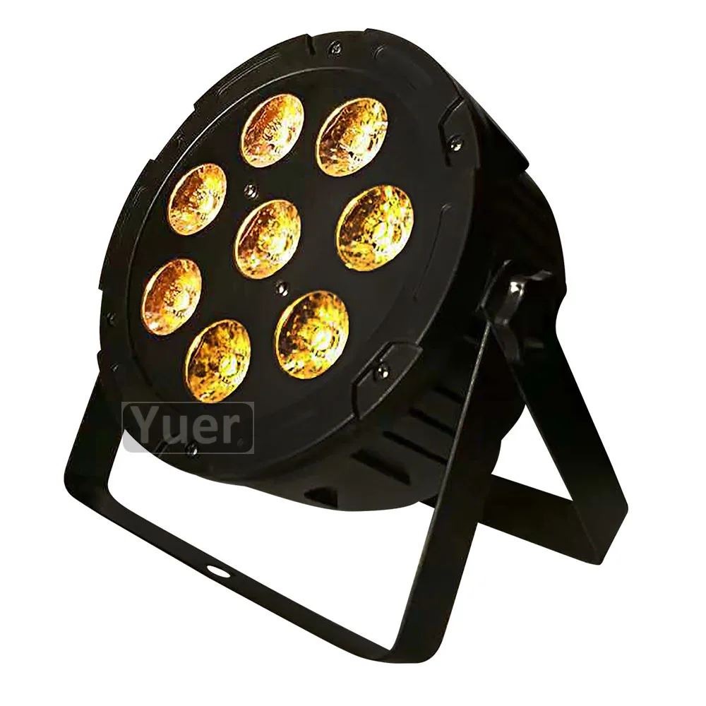 Светодиодный светильник RGBWA 5 в 1 8x10 Вт DMX512 цветная музыка свадьба паровой s DJ