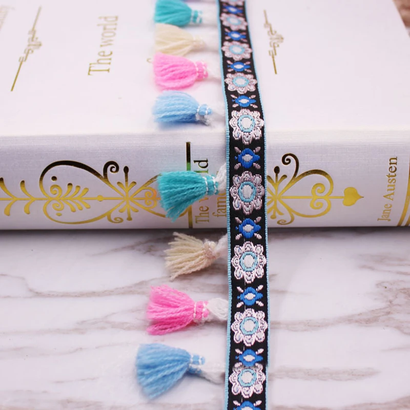 

10yards DIY accessories lace Ribbon tassel cotton bohemian key tassels trimming fringes for sewing clothes Curtains decoration