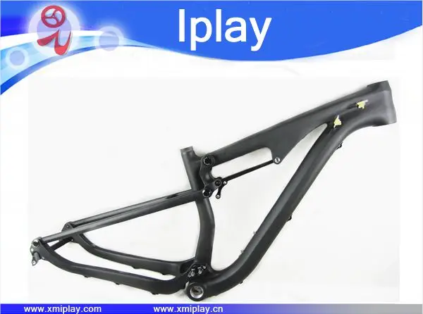 IPLAY full suspension 29er carbon frame carbon MTB frame mtb carbon mountain bike frame 29er with cheap price EMS Free Shipping