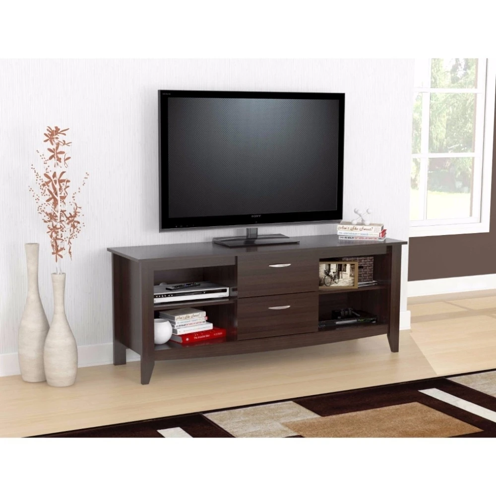 Inval America MTV-13719 Espresso TV Stand (1)