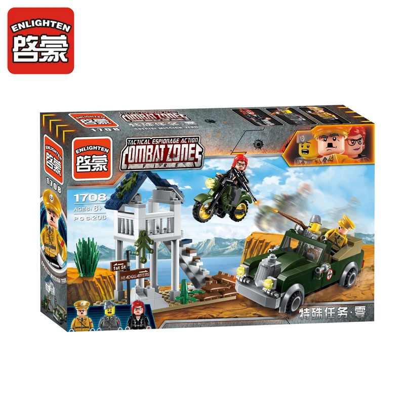 1708 206pcs Military Constructor Model Kit Blocks Compatible LEGO Bricks Toys for Boys Girls Children Modeling 1708 206pcs Military Constructor Model Kit Blocks Compatible LEGO Bricks Toys for Boys Girls Children Modeling