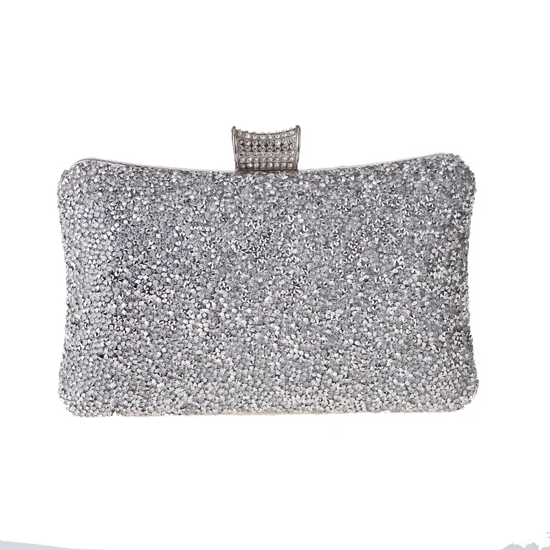 

2019 Women evening bag diamonds elegant crystal Day clutch luxury bridal wedding party wallet purse handbag Simple crystal purse