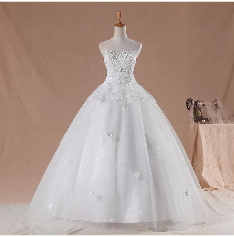 Tianjin Store At Half Price Rent Authentic Luxury White Wedding