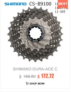 Новая SHIMANO DURA-ACE R9100 указано R9100 9000 переключатели дорожный В переменного тока, 50-; большие размеры 34-52-36 53-39T 170 172,5 175 мм 11-25 11-28 11-30T