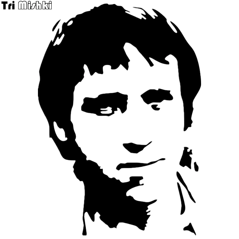 

Tri Mishki HZX419 20*14.1cm vladimir vysotskiy car sticker funny auto car stickers