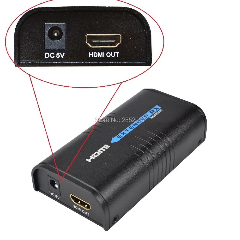 120 м HDMI удлинитель приемник по LAN TCP IP UTP STP от CAT5/5e/6 RJ45 сплиттер HD 1080p для Xbox DVD|stp| |