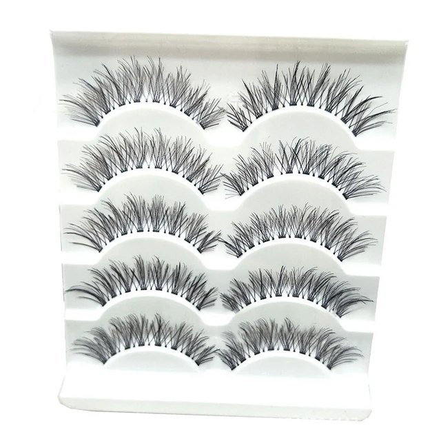 Best Price 5 Pairs/set Long Wispy False Eyelashes Natural Black False Eyelashes Full Strip Lashes Handmade Eye Extension Makeup Tools 45 Best Price 5 Pairs/set Long Wispy False Eyelashes Natural Black False Eyelashes Full Strip Lashes Handmade Eye Extension Makeup Tools 45