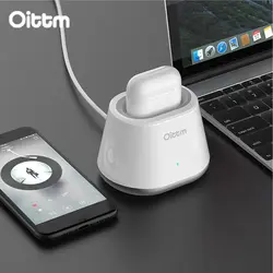 Oittm Портативный USB Зарядное устройство док-станции индикатор мобильный телефон быстрая Зарядное устройство для AirPods зарядный Чехол