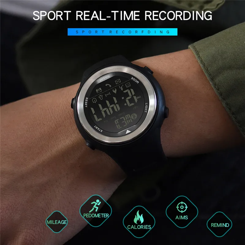 

Bluetooth Smart Watch for IOS Android Men Women Sports Intelligent Pedometer Fitness Bracelet Waterproof Watch for reloj digital