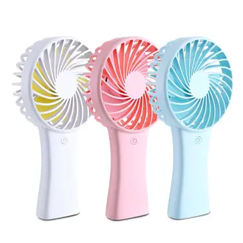 

Portable Handheld USB Rechargeable Mini Cute Fan 3 Modes Speed Fan Air Cooler