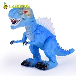 Детская игрушка ходьба динозавр игрушка фигурка с множеством огней и звуков, настоящее движение подарок для детский день случайный цвет
