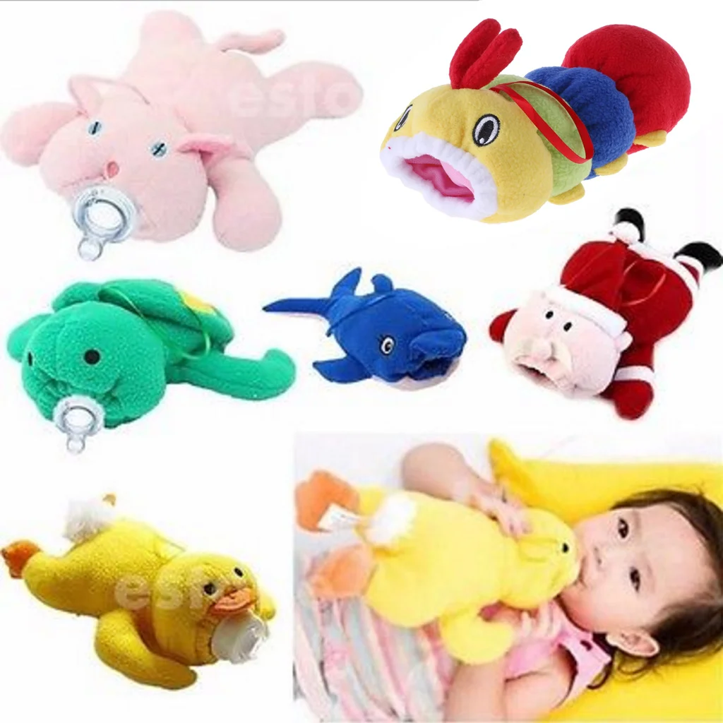 

2018 Cute Baby Feeding Bottle Plush Pouch Covers Nursing Keep Warm Holders Case
