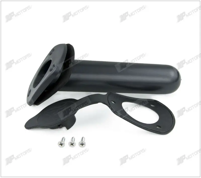 1 Pcs Plastic Black Mount Fishing Boat Rod Holder Cap Cover Kayakcap phonekayak bagkayak
