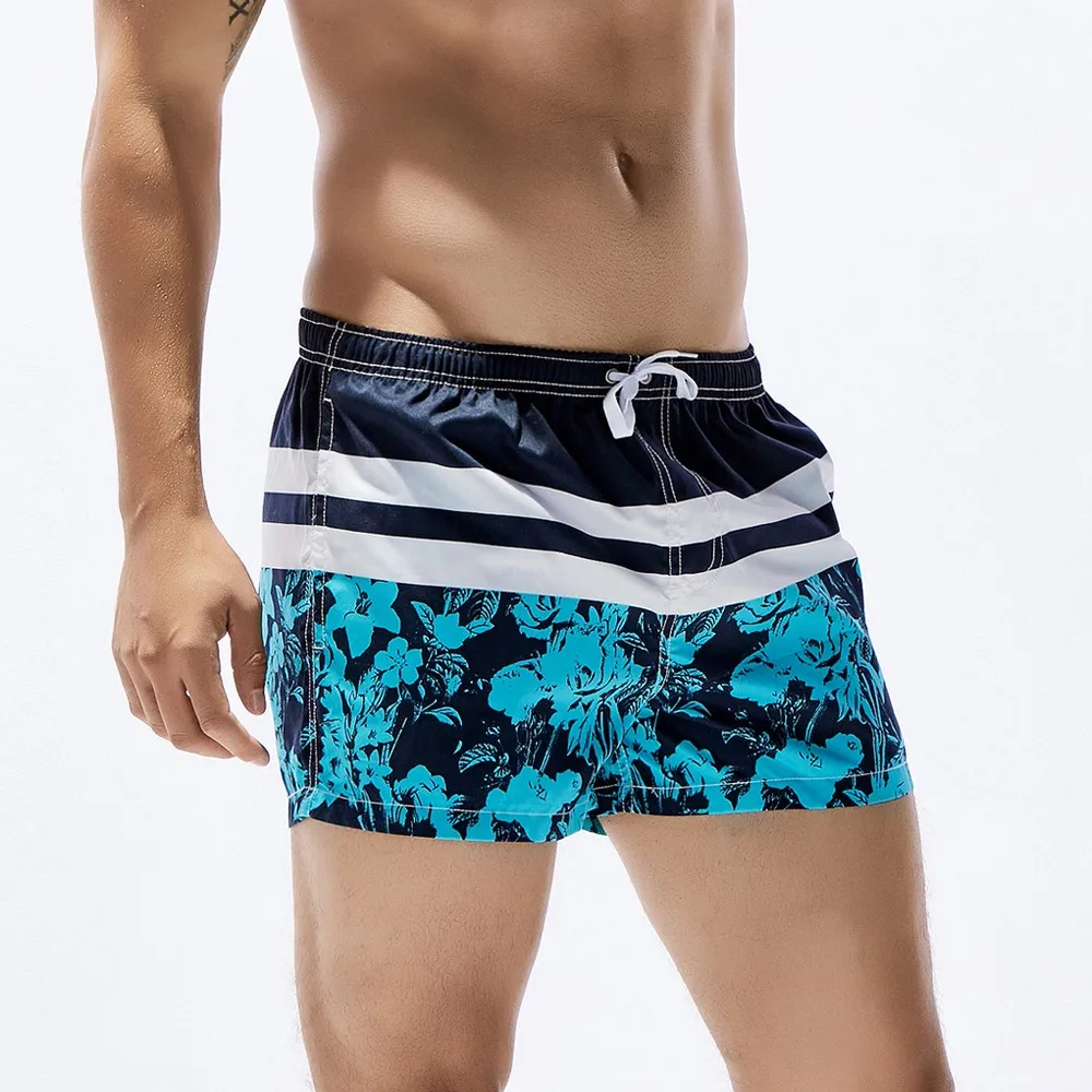 Новые шорты мужские летние горячие продажи пляжные шорты мужские s дышащие плавки Брюки Одежда для плавания Шорты тонкая одежда цветочный принт