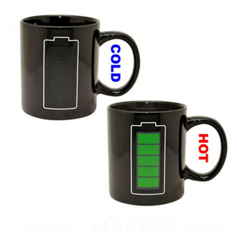 1PCS Free shipping Color cups of tea coffee milk change Mug ceramic