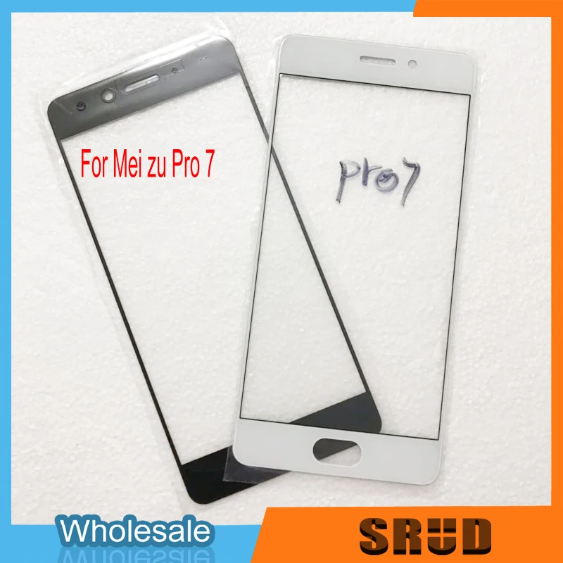 

50Pcs ForMeizu Mei zu pro 7/Pro 7 Plus Outer Glass Lens Front LCD Touch screen Panel Replacement Parts