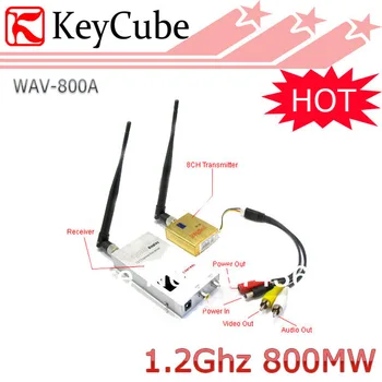 

aycube Hot Wholesale 800mW wireless AV Sender Audio Video transmitter and Receiver Kit 8 Channel 0.8W