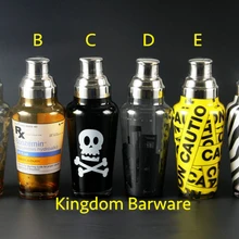 1Л емкость американский стиль ретро стеклянный барный коктейль-шейкер