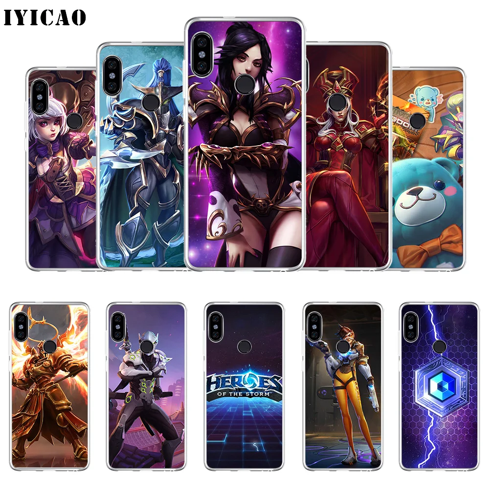 Мягкий силиконовый чехол IYICAO Heroes of the Storm для телефона Xiaomi Mi 9 8 SE 6 A1 A2 Lite F1 MIX2S MIX3 из