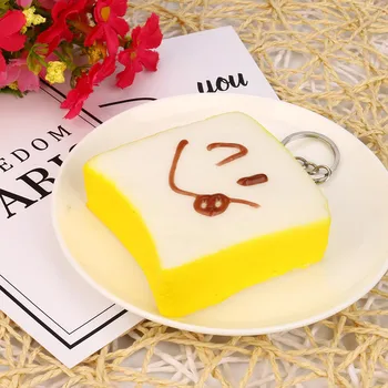 

New suishy 10pcs Medium Mini Soft Squishy Bread Toys Key Cake Macaron Dessert Buns Phone Straps Decor Gift 5.28