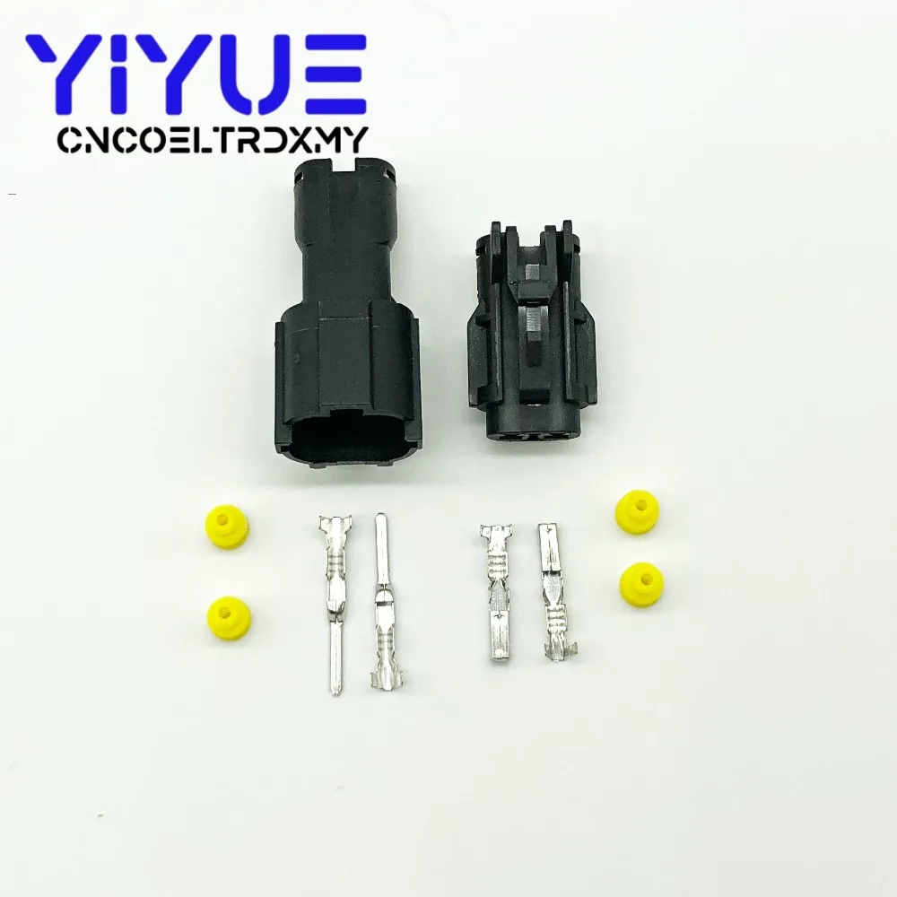 KET 5 компл. для за 2 булавки черный MG640322/MG610320 женский и мужской способ водостойкие электрические провода разъем