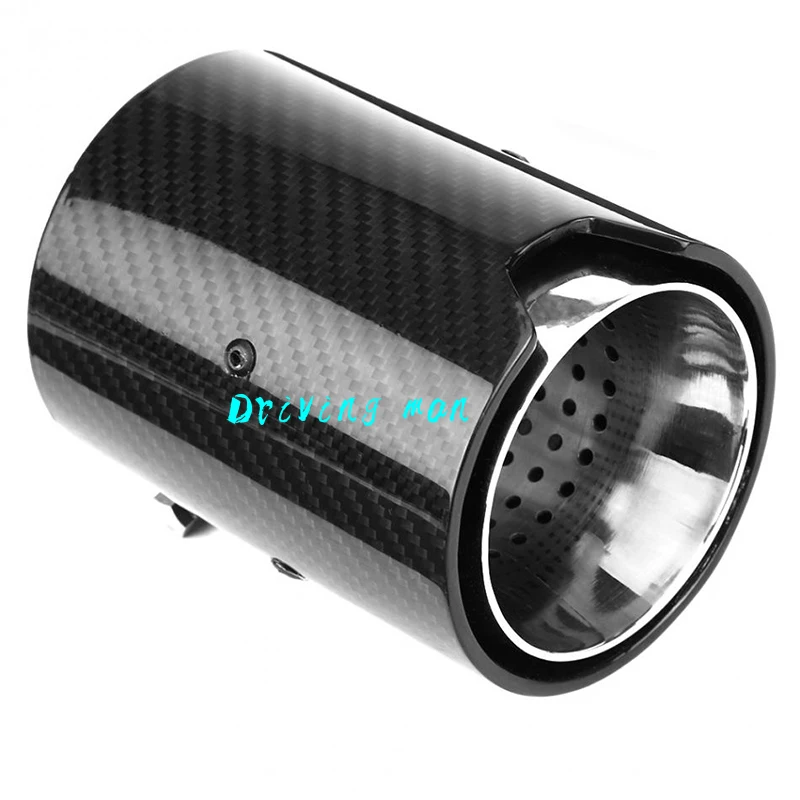 

1PC Real Carbon Fiber Exhaust tip M Performance exhaust pipe For BMW M3 F80 M4 F83 M5 F10 M6 F12 F13 X5M X6M