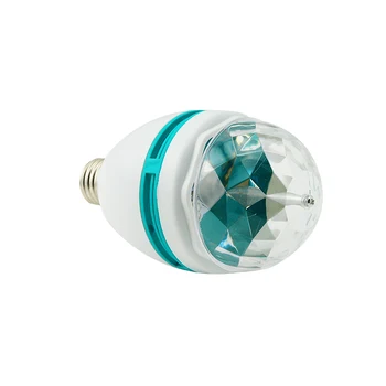 

E27 RGB LED Rotating Stage Crystal Ball LED Light Lamp