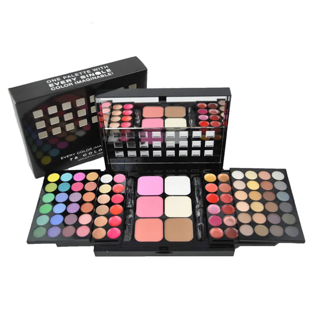 

MISKOS Makeup Set Box Professional 78 Color Make Up Sets Eyeshadow Lip Gloss Foundation powder Makeup Kit de Maquiagem Cosmetics
