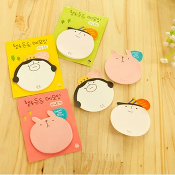 

3Pcs Novelty Cute Rabbit Memo Pad Sticky Note Notepad Kawaii School Art Accessory Office To Do List Sheet Stationery Thing Store