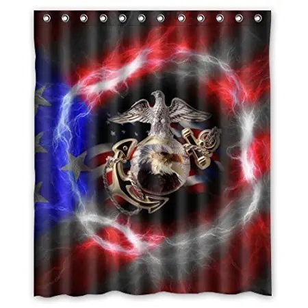 Christmas Decorations For Home United States Marine 160x180cm Christmas Decorations For Home United States Marine 160x180cm Waterproof Fabric Bathroom Shower Curtain