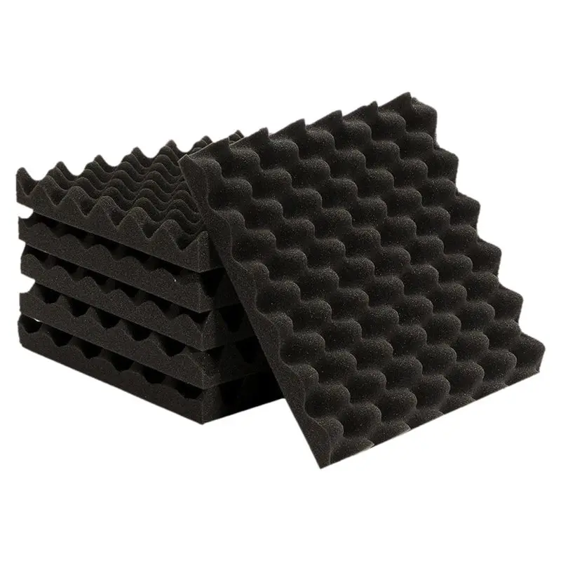 Промо акция! 6 шт. 30X30X4CM звукоизоляция акустическая пена плитка