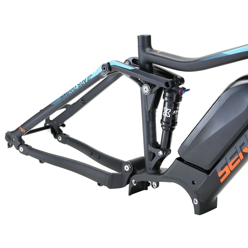 Clearance MTB E BIKE motor bike frmae SUV suspension frame aluminium alloy cross country electric frames shock bicycle downhill frame 4