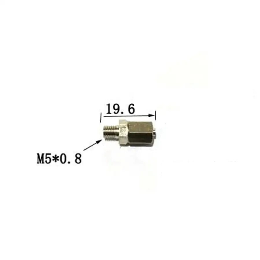 Fit 4mm/2.5mm OD/ID Hose x M5 Brass Quick Connector Pneumatic Fitting Coupler Union Air Adapter | Обустройство дома