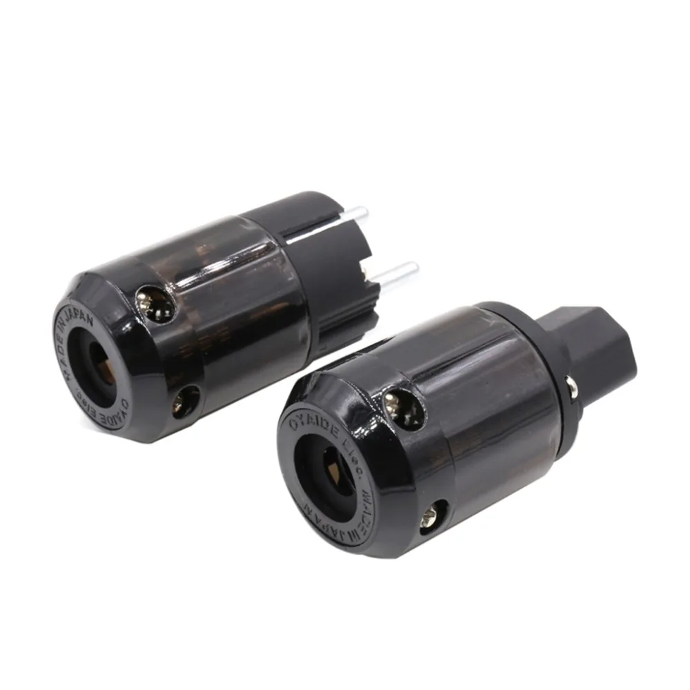 1 пара P-037 и C-037 Rhdoium покрытием ЕС Версия Мощность штекер для аудио Соединительный шнур питания кабельные разъемы