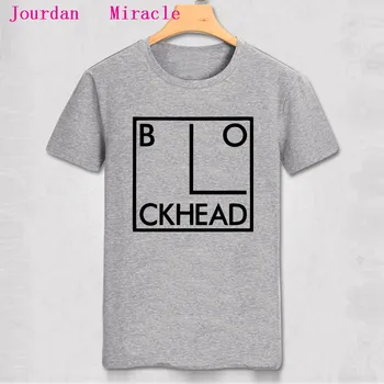 

THE BLOCKHEADS LOGO ROCK NEW WAVE IAN DURY THE STRANGLERS NEW Gray T-SHIRT BLOCKHEADS T Shirt Summer Man Short Shirt