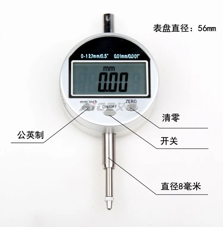 Цифровой индикатор/цифровой индикатор 0-12,7 0-25,4 мм
