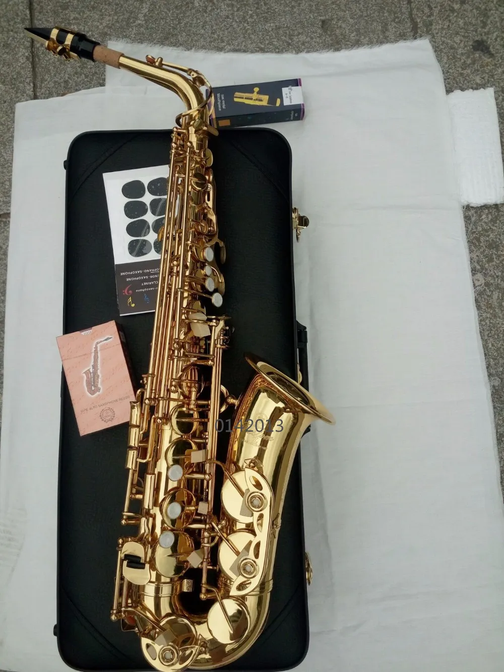 Saxophone HOT Quality YAS 82Z Alto SAX E Flat Plated Instrument Gilded