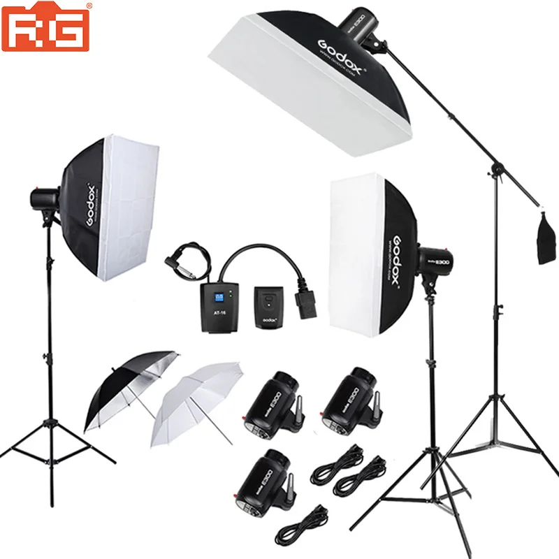 900Ws Godox строб студия Flash Light Kit 900W фотосветильник свет ing Strobes оссветильник ительные