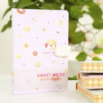 

LENWA Sweet Honey Series Color Notebook A5 Hard Cover Book Thickened Diary 1PCS