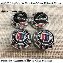 4PCS/LOT For Alpina logo 65MM covers Car Rims Wheels Caps Wheel Hub center caps Free shipping Car emblem logo badge