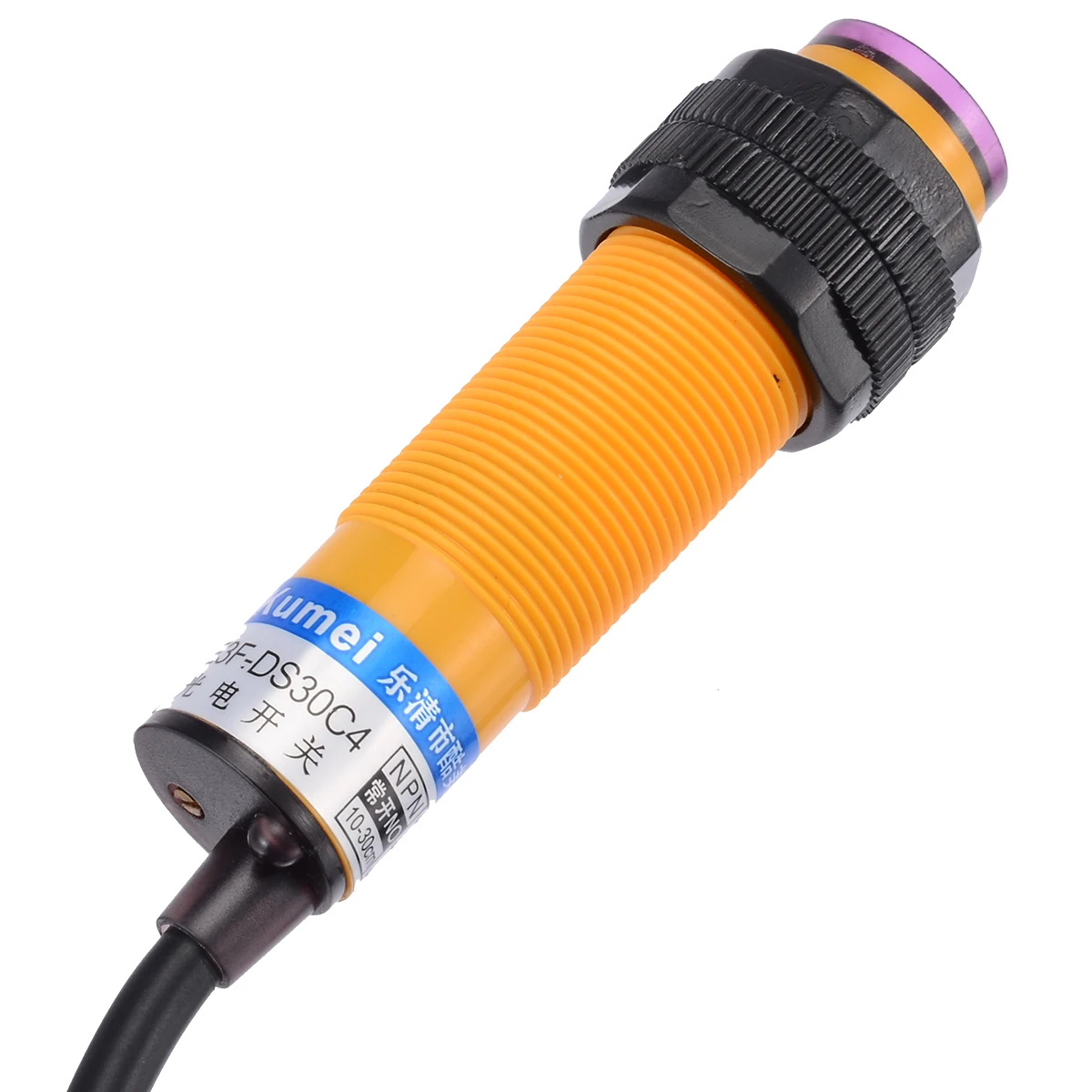 Electrical Equipment Adjustable Infrared Proximity Switch Photoelectric Sensor Switch NPN NO with Bracket Holder